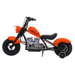 Elektrická motorka Chopper Warrior - oranžová